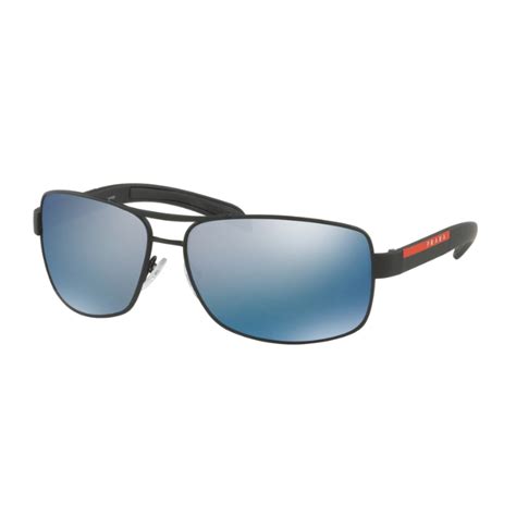 prada linea rossa ps 54is dg02e0 black rubber|Prada Linea Rosa Sunglasses PS54IS .